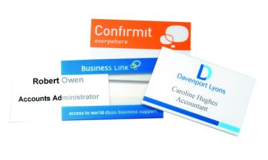 Promo Clear PVC Conference Name Badge 