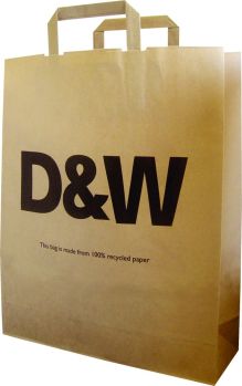 Promotional Large Recycled Paper Carrier Bag