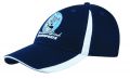 Promotional Baseball Cap with Inserts on Peak and Crown 