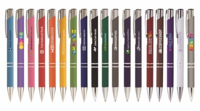 100 x Full Colour Printed Crosby Soft Touch Ballpens