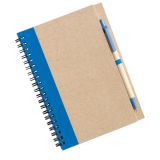 Promotional Wire Bound Recycled Notebook with Ballpen