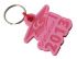 Promotional Embossed Foam Keyring