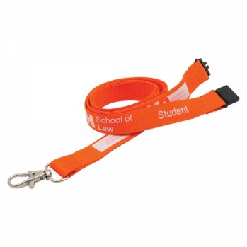 Promotional 20mm Flat Polyester Lanyard 