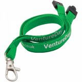 Promotional 10mm Flat Polyester Lanyard