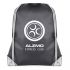 Branded Black Coloured Trim Pegasus Drawstring Bag