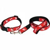 Promotional Woven or Printed Satin Applique Dog Lead