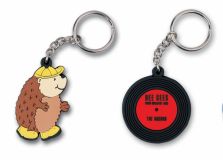 Promotional Bespoke Shape Layered PVC Keyring