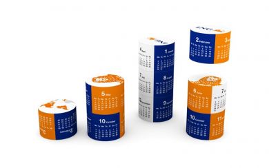 Promotional Magnetic 360 Round calendar