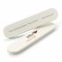 Promotional White Foam Backed Emery Board / Nail File, 10cm