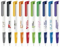Printed Super Hit Basic Plastic Ball pen with soft grip