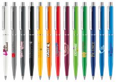 Branded Point Polished Plastic Ballpen 
