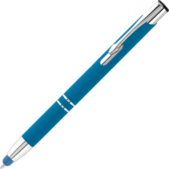 Promotional Electra Classic DK/LT Soft Touch Stylus Ballpen