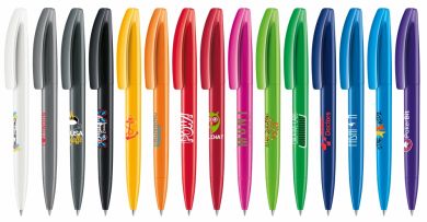 Promotional Bridge Polished Plastic Ball pen