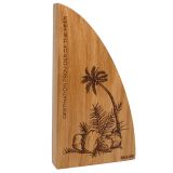 Real wood block award, wood only, 80x 150mm