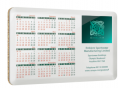 Printed Large Metal Calendar Coaster