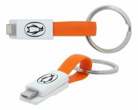 Promotional 2-in-1 Keyring Charging Cable