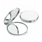 Branded Chrome Compact Mirror Style