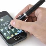 Branded Carbon Fibre Soft Stylus Ball Pen