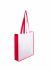 Printed Non Woven Contrast Shopping Bag with Coloured Gusset