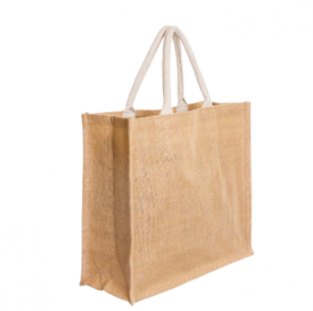 Printed Jute Shopping Bag