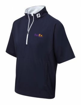 FJ Gents Half - Zip Short Sleeve Windshirt