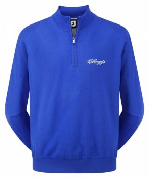 FJ Gents Lambswool Half-Zip Pullover