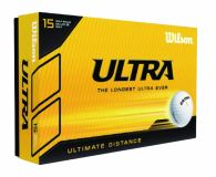 Printed Wilson Ultra Golf Balls - 15 Ball Pack