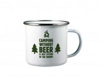 Promotional Enamel Mug - White