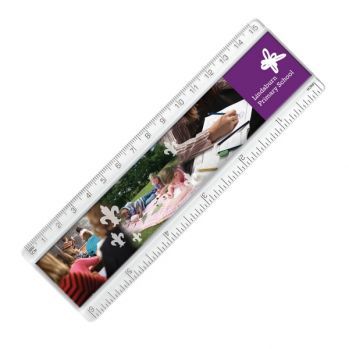 Promotional Ellison 15cm Plastic Insert Ruler 