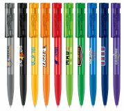Promotional Liberty Clear Plastic Ball pen