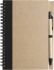 Promotional Wire Bound Recycled Notebook with Ballpen