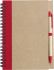 Promotional Wire Bound Recycled Notebook with Ballpen