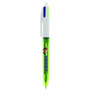 Promotional BIC 4 Colours Fluo ballpen