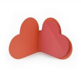 Printed Heart Shaped Sticky Note Booklet