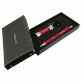 Branded Crosby Soft Touch Pen & Torch Gift Set