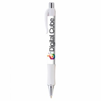 Full Colour Printed Hepburn Chrome Ballpen