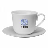 Branded Breakfast cup and Saucer