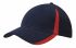 Promotional Baseball Cap with Inserts on Peak and Crown 