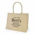 Promotional Chow Natural Jute Shopper Bag