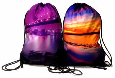 Branded Full Colour Edge to Edge Drawstring Bag