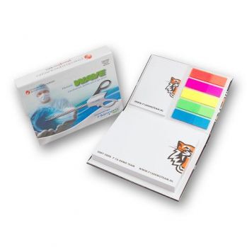 Promotional Sticky Note Hard Cover Combiset