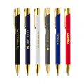 Engraved Crosby Soft Touch Gold Pen