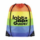 Promotional Rainbow Pegasus Drawstring Bag 