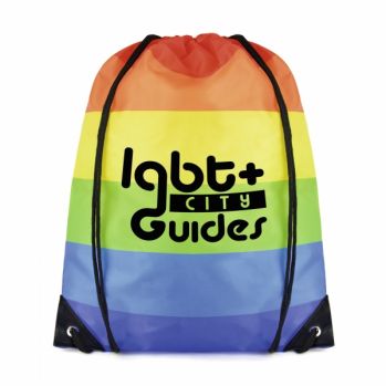 Promotional Rainbow Pegasus Drawstring Bag 