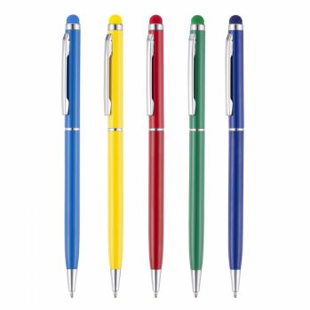 Promotional Soft Top Tropical Stylus Ball Pen