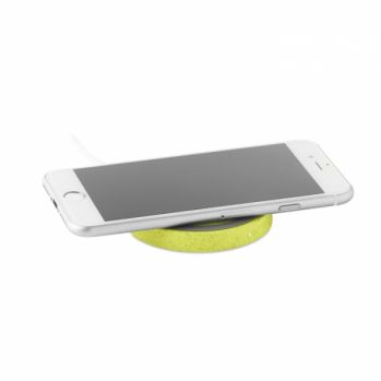 Promotional Wheat Wireless Round Charger
