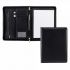 Promotional Black Sandringham Leather Zipped Conference folder