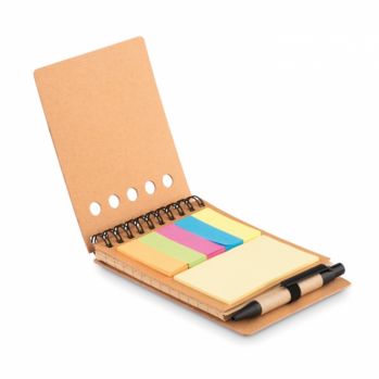 Promotional Cork Notebook with Sticky Tabs