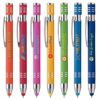 Full Colour Printed Morrison Soft Touch Stylus Pen