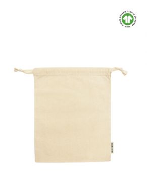 Promotional Organic Cotton Drawstring Pouch - Large